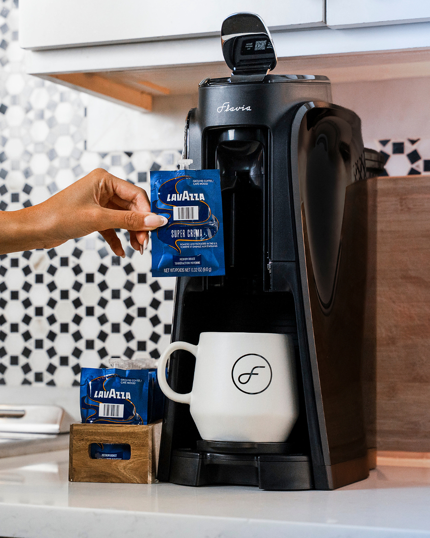 Flavia Brings Iconic Lavazza Super Crema Freshpacks to the Modern Workplace