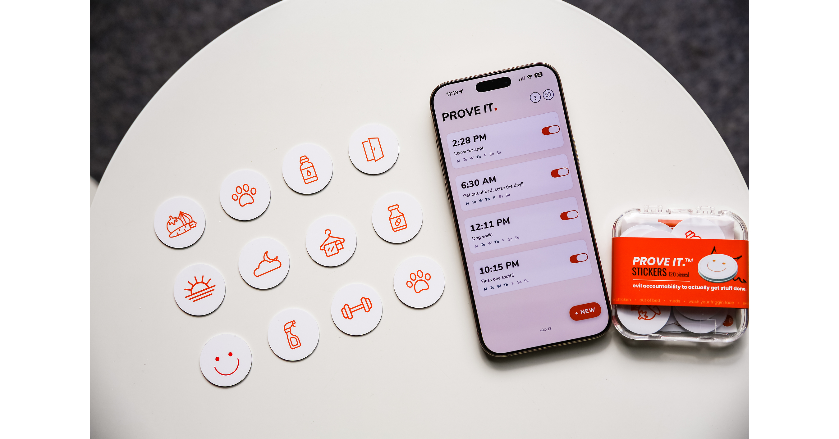 New PROVE IT Stickers Make You Get Up and Get Stuff Done