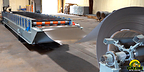 Gator Metal Roofing shapes metal in their HeatShield™ facility in Asheboro, NC.