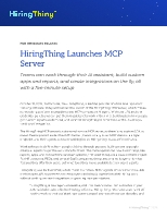 HiringThing Launches MCP Server