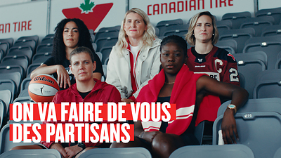 La Société Canadian Tire atteint un jalon historique quant à son investissement 50-50 et lance une campagne nationale pour élargir la communauté de partisans du sport féminin