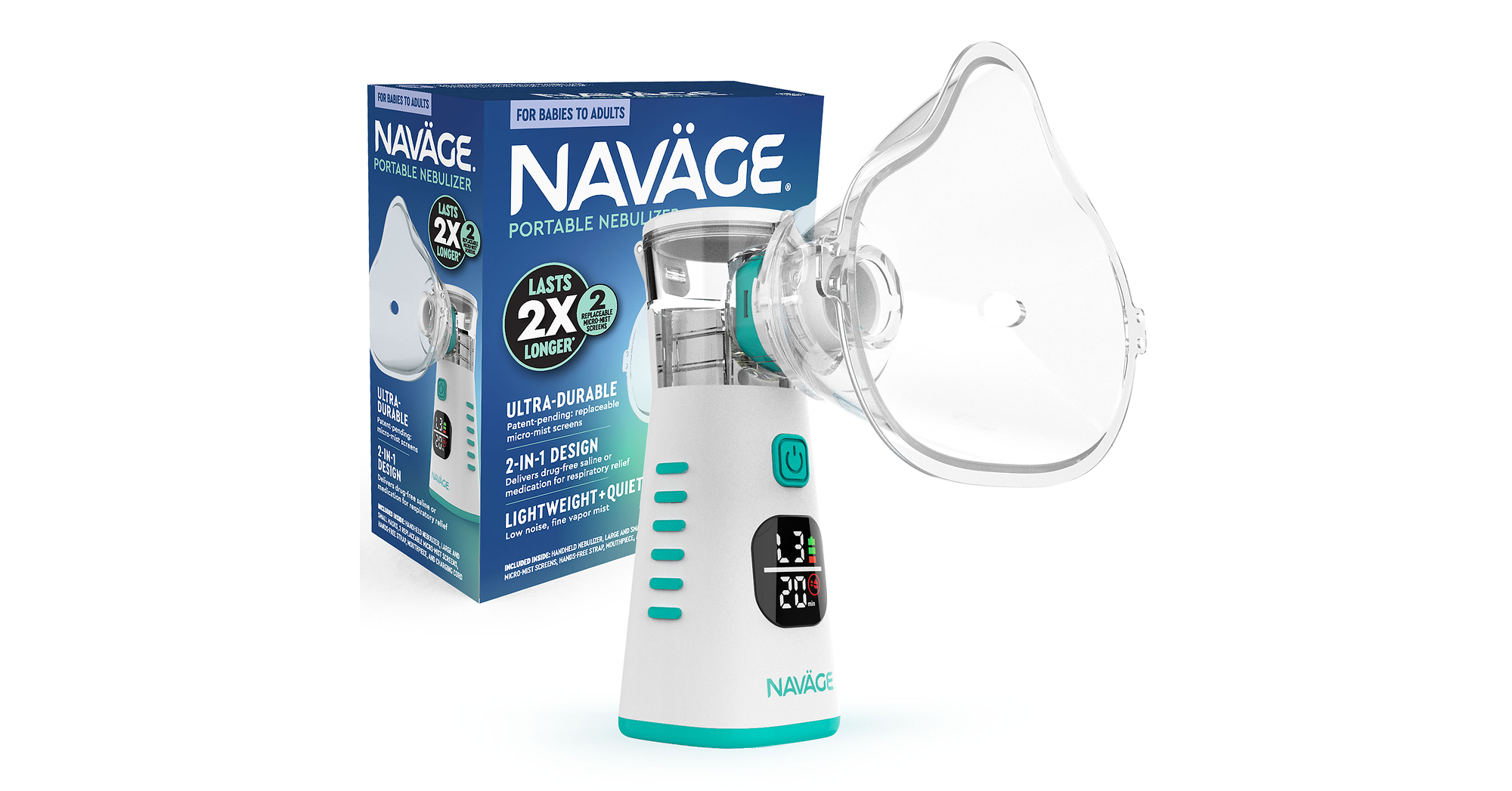 Naväge® Expands Respiratory Relief Portfolio with New Portable Nose Cleaner and Portable Nebulizer
