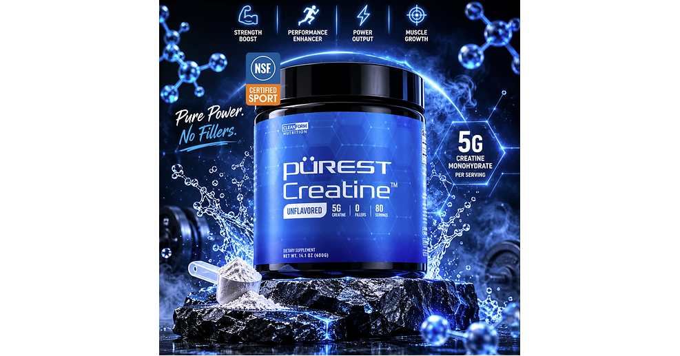 Clean Form Nutrition Achieves NSF Certified for Sport® Certification with NNB Nutrition's Pürest Creatine™, Setting a New Benchmark for Creatine Purity