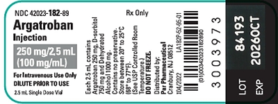 Par Health Issues Voluntary Nationwide Recall of Argatroban Injection Due to the Presence of Particulate Matter