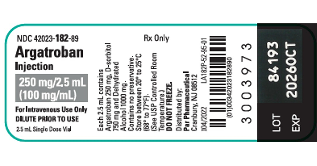 Par Health Issues Voluntary Nationwide Recall of Argatroban Injection Due to the Presence of Particulate Matter