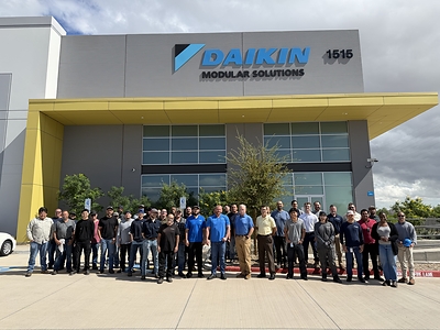 Daikin Applied team members at the expanded Modular Solutions facility in Phoenix, Arizona