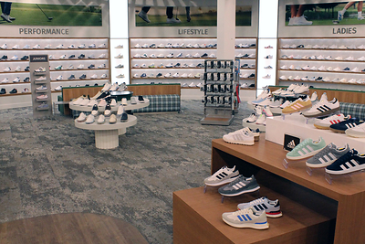 A redesigned full-service footwear section anchored by FootJoy’s FJ FitLAB.
