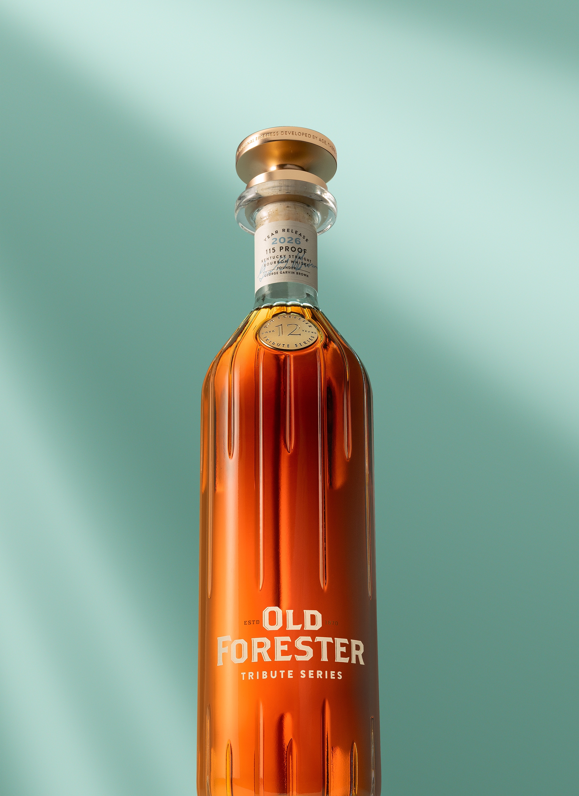 OLD FORESTER DEBUTS TRIBUTE SERIES, A 12-YEAR-OLD BOURBON AND NEW DECANTER HONORING THE BRAND'S LEGACY OF FIRSTS