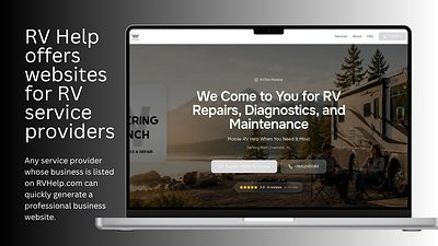 RV Help Now Offers Websites for Mobile RV Technicians and Inspectors