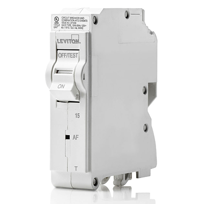 Leviton’s TrueArc AFCI Breaker Technology is engineered to minimize nuisance tripping. Leviton’s TrueArc AFCI Breaker Technology is engineered to minimize nuisance tripping.