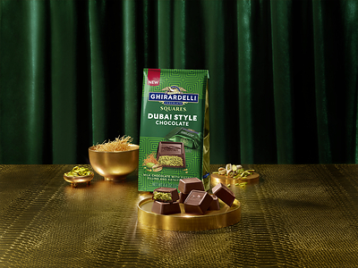 Ghirardelli® Brings Dubai Style Chocolate to Its Iconic SQUARES®