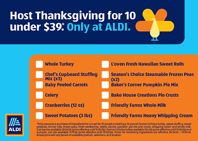 No Coupons, No Compromises, No Games: ALDI Feeds 10 for Under $39 This Thanksgiving No Coupons, No Compromises, No Games: ALDI Feeds 10 for Under $39 This Thanksgiving