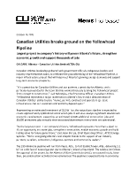 Canadian Utilities breaks ground on the Yellowhead Pipeline