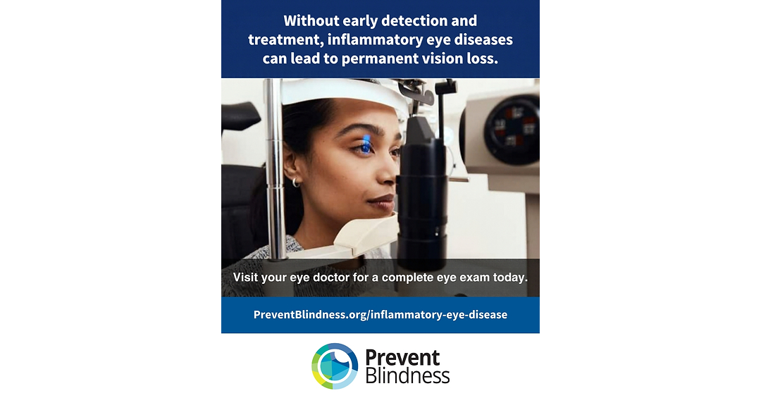 Sixth Annual Inflammatory Eye Disease Week from Prevent Blindness to be Held on Oct. 19-25, 2026