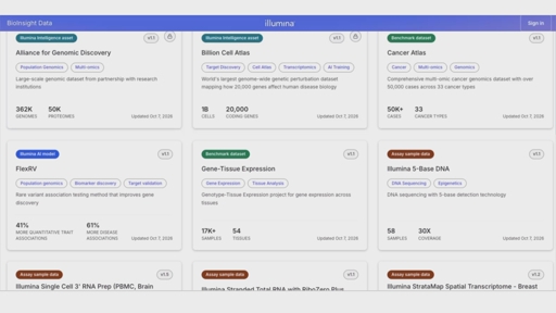 BioInsight Data converts public and proprietary datasets into a harmonized, annotated, and reusable scientific catalog, alongside AI models designed specifically for genomics and multiomics applications.