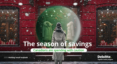 newswire.ca - Deloitte Canada - Deloitte Canada's Holiday Retail Outlook reveals spending on gifts is expected to drop 5%