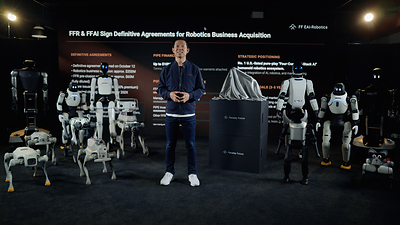 FF EAI Robotics Ecosystem Signs Definitive Agreements to Combine FFAI’s Full Robotics Business at About $200 Million and $2.246 Per Share, an Approximate 50 Percent Premium; Becoming the First U.S.-Listed Humanoid and Bionic EAI Robotics Pure Play
