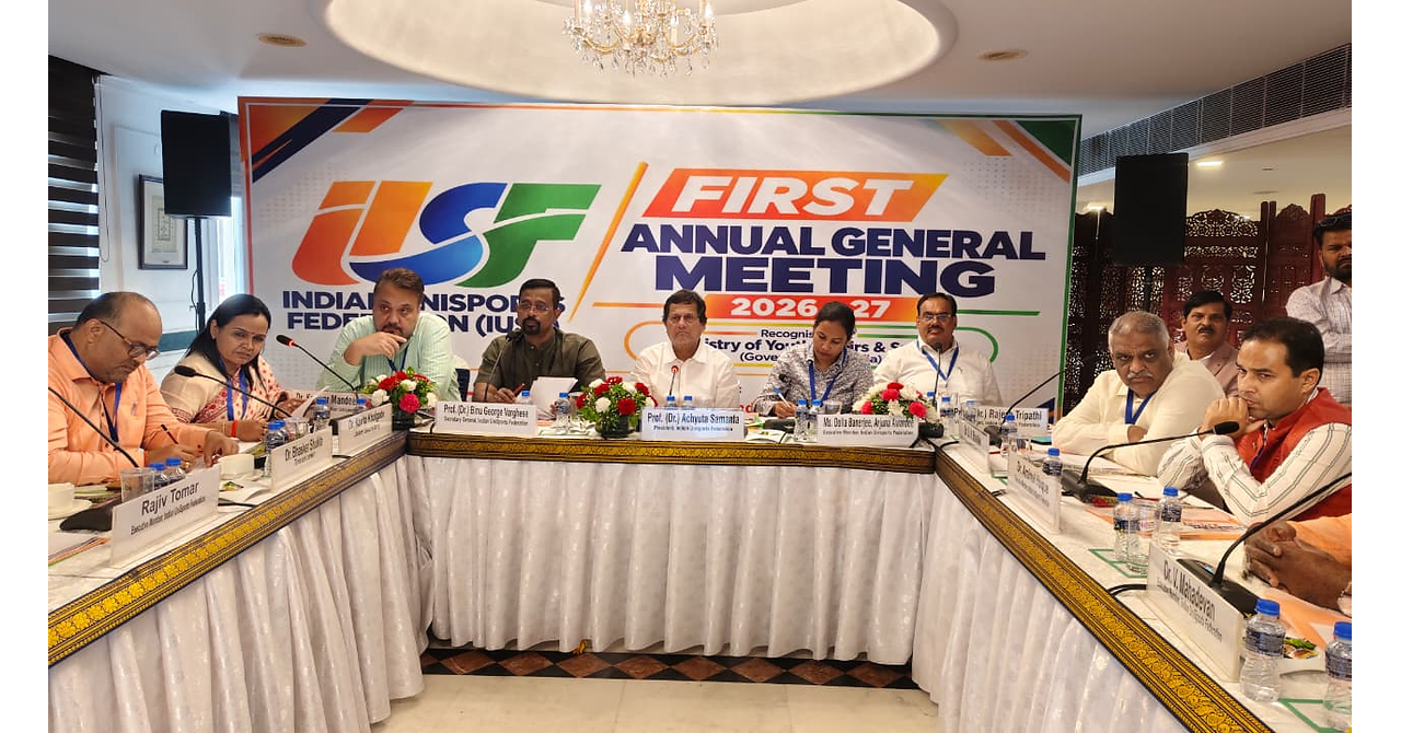 Achyuta Samanta elegido primer presidente de la Federación India UniSport