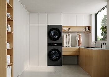 LG Electronics is expanding its premium laundry lineup with the new 25-inch LG WashTower™, combining large-capacity washing and drying, advanced AI-powered features and a compact, space-efficient design, while offering customers greater flexibility to meet their diverse laundry needs and lifestyles. This image opens in the lightbox
