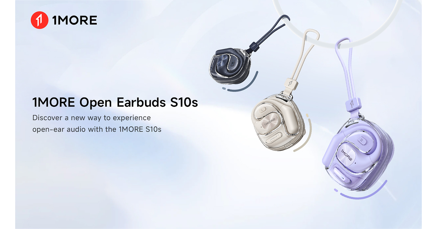 1MORE Introduces Open Earbuds S10s: Making Open-Ear Audio More Accessible