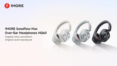 1MORE SonoFlow Max Over-Ear Headphones HQ60 Set a New Standard for Immersive Sound and Noise Cancellation