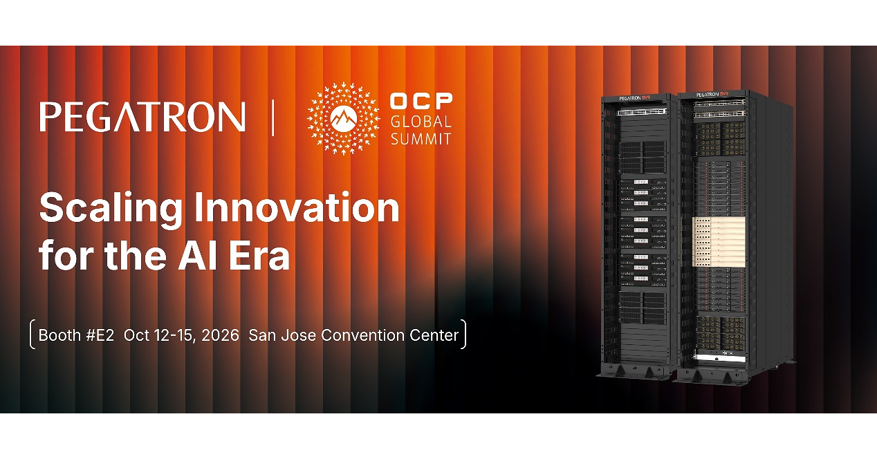 PEGATRON Brings AI Infrastructure from Design to Deployment at OCP Global Summit 2026