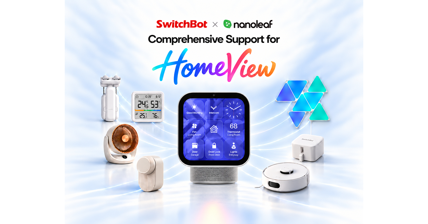 SwitchBot and Nanoleaf Bring Comprehensive Support for Apple HomeView Across the Connected Home
