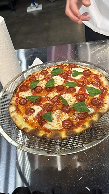Lucatino Italian Tavern’s tonda romana, a classic Margherita topped with pepperoni, earned Rico Lunardi second place overall in America’s Best Traditional Thin Pizza and first place in Traditional Thin–Flatbread Style at the 2026 Great American Pizza Challenge.