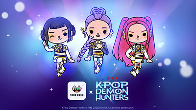Netflix’s KPop Demon Hunters Is Coming to Toca Boca World™ This October