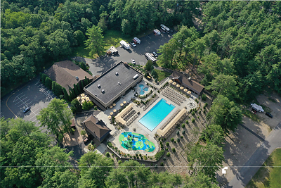 Lake George RV Park's newest amenity--Cascade Cove. Opened in 2018.