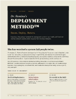Dr Remina's Deployment Method Framework