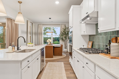Hazel Model Kitchen | New Homes for Sale in Cumming, GA | Hayden Brook by Century Communities