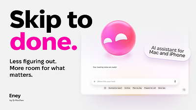 MacPaw launches Eney, the proactive AI assistant that lives on your Mac and iPhone and handles everyday tasks