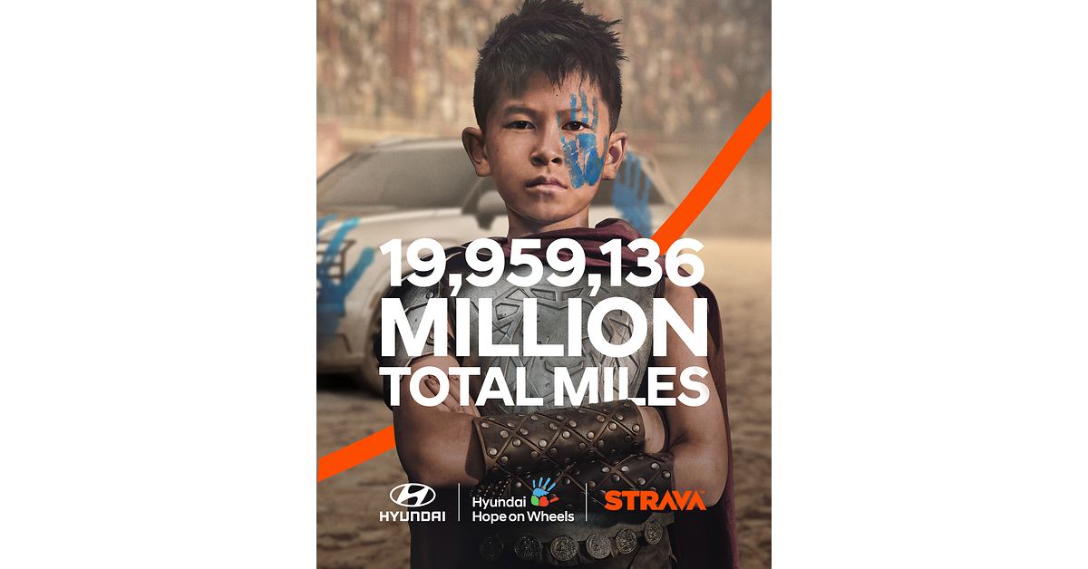 Hyundai and Strava's Miles for the Warriors Challenge Sets All-Time Distance Record With Nearly 20 Million Miles