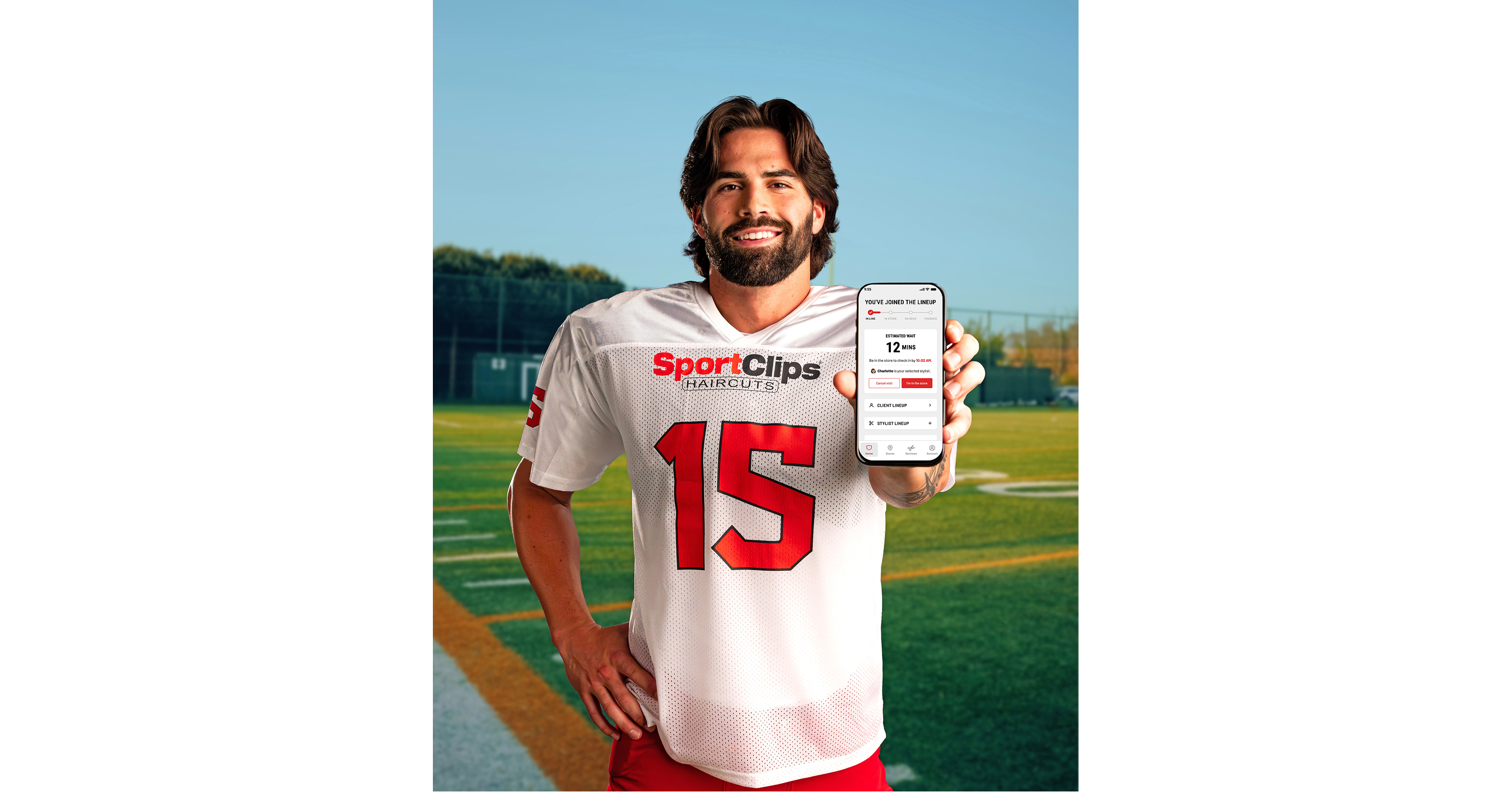 NFL Quarterback Sam Hartman Turns QB Life into a Hair Play for Sport Clips