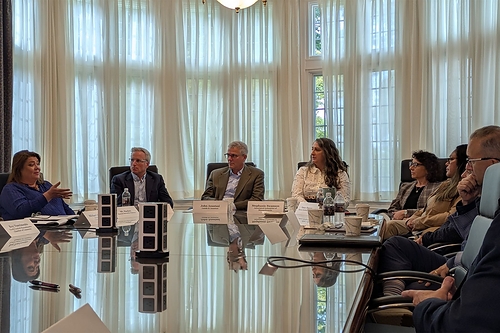 Mackey addresses fellow MSBDC Advisory Council Members