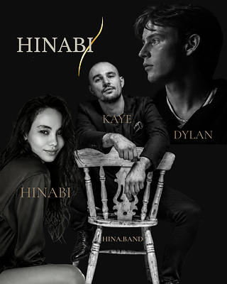 HINABI with HINA.BAND, drummer and band leader Dylan Youles and bassist Krzysztof "Kaye" Syposz.