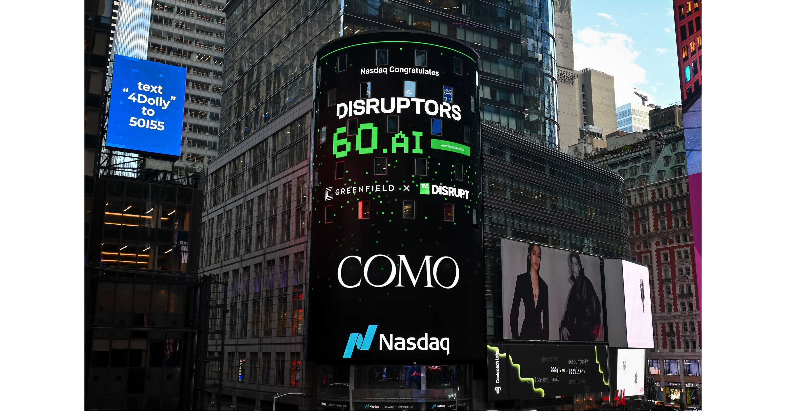 Como named to Disruptors 60, unveiled at TechCrunch Disrupt