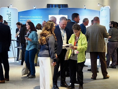 Board members connect with local service providers at FirstService Residential Minnesota’s 2026 Board of Directors’ Forum & Vendor Showcase. Board members connect with local service providers at FirstService Residential Minnesota’s 2026 Board of Directors’ Forum & Vendor Showcase.