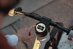 A five-inch Portal touchscreen handles navigation, ride modes, and connectivity