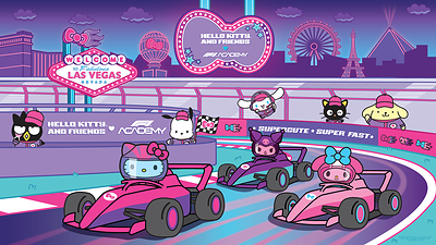 Sanrio® Teams Up with F1 ACADEMY to Bring Hello Kitty® and Friends Back to Las Vegas