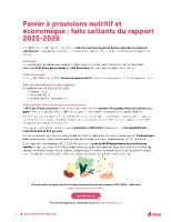 Le coût d'une alimentation nutritive demeure hors de portée pour de nombreuses familles