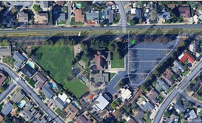 Figure 1 : Location of base station (red pin); Location of small house on wheels (green pin) Figure 1 : Location of base station (red pin); Location of small house on wheels (green pin)