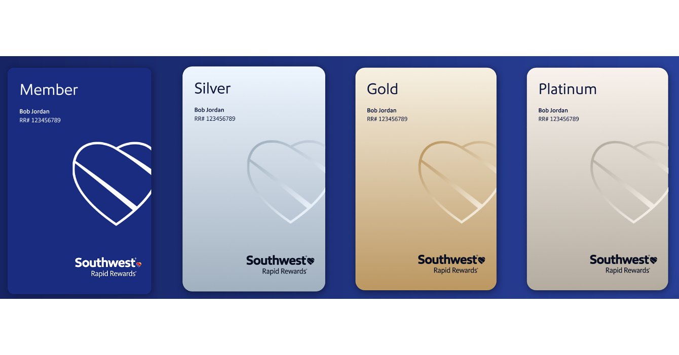 Southwest to add Silver, Gold and Platinum Rapid Rewards tiers on Jan 1 2027