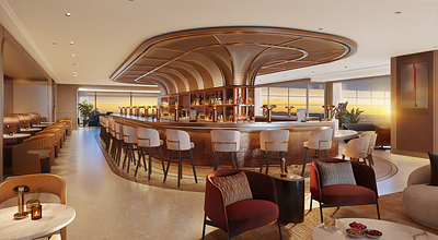 Southwest Airlines shares the first rendering of the Southwest Icon Lounge™ at Nashville International Airport, expected to open in late 2027.