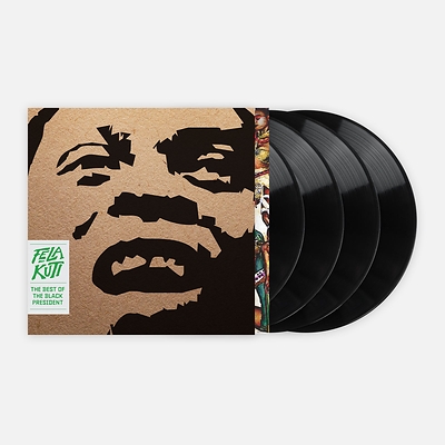 Fela Kuti, The Best of the Black President (VMP Edition), hand-numbered 4×LP box Catalog Image. Courtesy VMP.
