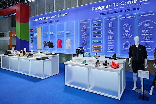 Far Eastern New Century showcased innovative and sustainable solutions at the Taipei Innovative Textile Application Show This image opens in the lightbox