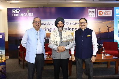 L-R: Mr Nikesh Sinha (Founder, Orange Circle Energy), Shri Bhupinder Bhalla (Former Secretary, MNRE), Mr Safi Ahsan Rizvi (IPS Retd, Former Advisor, NDMA)  Beyond Generation: RE: DIALOGUES 2026 Puts India's Power Distribution and Infrastructure Challenges in Focus L R  Mr Nikesh Sinha Founder Orange Circle Energy Sh Bhupinder Bhalla Former Secretary MNRE Mr Safi