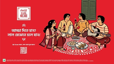 Coca-Cola celebrates Kolkata's beloved Adda Tradition by bringing back the 'Laal Mejhe' this Durga Puja