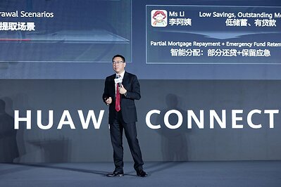 Simon Zou, Vice President of Government Public Services Digitalization BU and President of Marketing & Solution Sales, Huawei This image opens in the lightbox